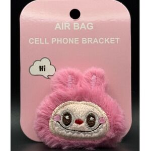Cute Pink Bunny Air Bag Cell Phone Bracket Holder Grip Stand Kawaii